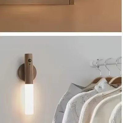 Lámpara Led Recargable Café Oscuro
