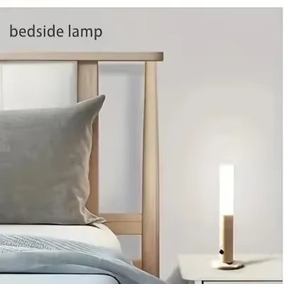 Lámpara Led Recargable Café Oscuro