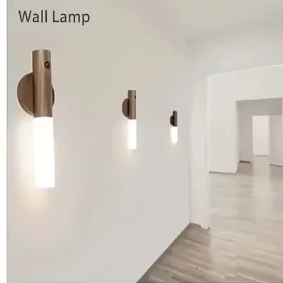 Lámpara Led Recargable Café Oscuro